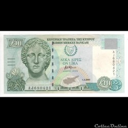 10 Pounds #62  CHYPRE  2001