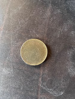 Pièce 10 francs Mathieu face non frappée