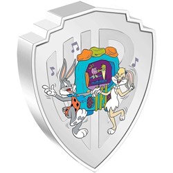 2023 - Looney Tunes™ Mashups (4.) The Flintstones Niue 5 $ 2 OZ Silber PP Box