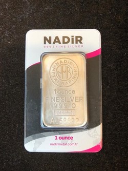 2022 - 1 oz .999 Silver Bar Sealed in Assay Nadir individual serial number