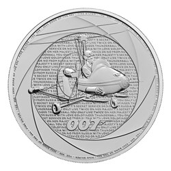 2024 - James Bond 1960s 1oz Silver 999 2 Pounds UK