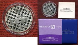 2007 - Silver coin Renault Formula 1 France 1.50 EUR Monnaie Paris