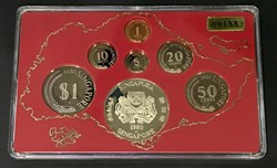 1980 Proof Set, without wood box and COA