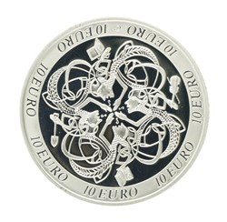 2007 - Ireland - Silver 10 Euro Coin - " Celtic Culture "