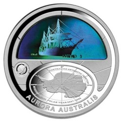 2009 AURORA AUSTRALIS $5 SILVER PROOF COIN