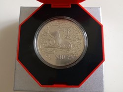 1994 Year of Dog $10 Cupro-Nickel Zodiac Proof Like Coin.