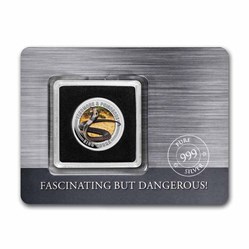 2022 Samoa Venomous & Poisonous King Cobra 1/2 oz Silver Colorized Coin