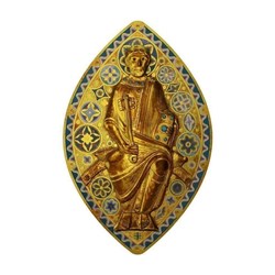 2014 - 1 oz Silver Coin $2 World Heritage - Saint Peter in Glory Gilded PAMP 999