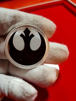 2021-2022 1oz Niue Silver Star Wars Mandalorian Lot of 5 Coins New