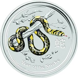 2013 $30 AUSTRALIA SNAKE 1 KILO SILVER BLACK DIAMOND GEMSTONE EYE Mintage: 1,063