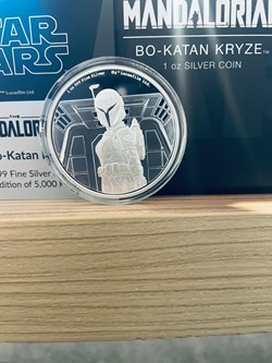 2022 - 1 OZ Silver Proof Coin - Star Wars Mandalorian Bo-Katan Kryze