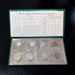 1993 - Circulation coin panel Complete book set