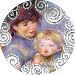 2019 - Maternity in Art 1 oz Proof Silver Coin 1000 Francs Cameroon