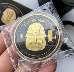 2022 Tutankhamun ancient Egypt gold mask commemorative coin gold plated