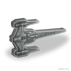 2023 – The Mandalorian's N-1 Starfighter™ 1 oz Silver Shaped Coin