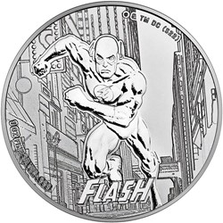 2023 - DC Comics™ Flash™ 1 oz Silver Coin 999 Samoa ST/BU