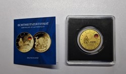 2022 - 3000 Francs Gold 999 Erasmus 1/500 oz Excellent Condition Coins Chad
