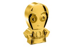 2022 Niue C-3PO C3PO Chibi 1 oz silver proof gilded Star War Day Mintage 2000