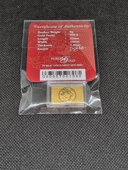 Public Gold Tai Fook 5 Gram Ingot