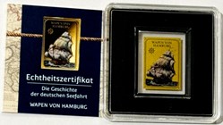 2015 - Coin | Coin Coat of Arms by Hamburg Fine Gold 999/1000 | Fine Gold 999/1000
