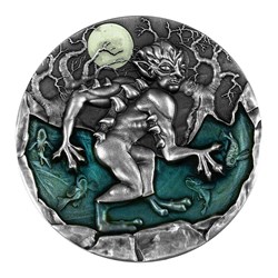 2022 - Drowner 2 oz Antique finish Silver Coin 5$ Niue