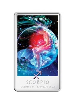 2011 - Kagaya Zodiac: Scorpio 2 Dollars coloured silver coin