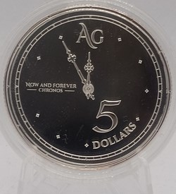 2019 - 5Dollars Tokelau CHRONOS 1oz Silver 999