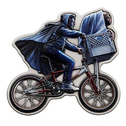 2022 Niue E.T. The Extra Terrestrial 40th Ann. 2oz Silver Bicycle Shaped Coin
