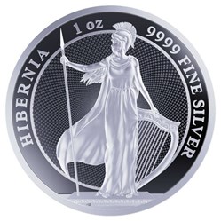 2022 Tokelau Hibernia 1oz Silver BU Coin