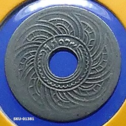 1908 - Run Nickel 10 Satang, R.S. 127
