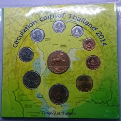 2014 - Circulation coin panel complete set