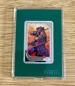 2023 - SOLD OUT mint Trading Coins Marvel Hawkeye 169/250 worldwide 1oz