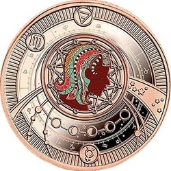 2021 - Virgo Zodiac Signs Proof Silver Coin 500 Francs CFA Cameroon