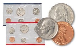 1992 - U.S. Mint Uncirculated Coin Set with D and P Mint Marks