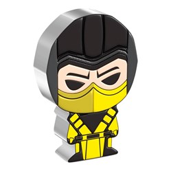 2022 Niue Mortal Kombat Scorpion 1oz Silver Chibi Coin
