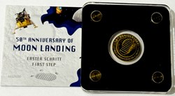 2019 - Coin | Coin 50th Moon Landing Fine Gold 999/1000 | Fine Gold 999/1000