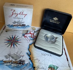 2011 - Zuytdorp Shipwreck $1 fine silver proof coin