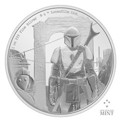 2021 Official Star Wars The Mandalorian Classic Proof Silver Coin