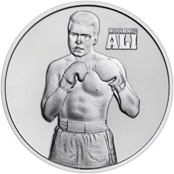 2023 - Muhammad Ali 1 Oz Niue $2 Silver Coin ST/BU