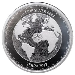 2023 - Terra 1oz Silver Coin 9999 Niue $2 *ST/BU*