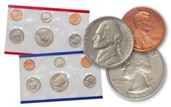 1990 - U.S. Mint Uncirculated Coin Set with D and P Mint Marks