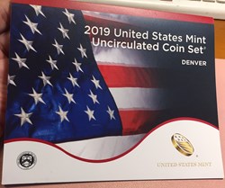 2019 - United States Mint Uncirculated Coin Set Denver Mint
