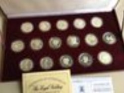 1981 - Commemorative silver proof medal of the year Diana's wedding to Prince Charles