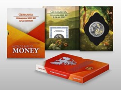 2023 - Germania Germania Mint ANA Edition 10 Mark 2 oz 999.9 Silver 2 oz BU