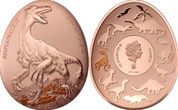2022 - BEIPIAOSAURUS Dinosaurs in Asia Copper Coin 20 Cent Samoa