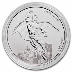2023 - Silver Coin 1oz Silver 999 Samoa DC Comics™ Superman™ ST/BU