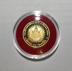 2016 - Gold Coin face price 16,000 Baht 70th Anniversary of H.M.'s Accession of the Throne