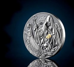 2024 - Charon The Great Greek Mythology 1 oz Antique finish Silver Coin Cameroon