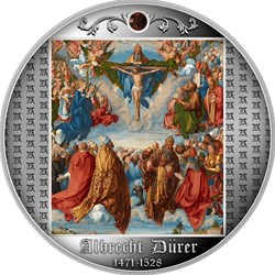 2021 - Adoration of the Trinity Albrecht Dürer Proof Silver Coin CFA Cameroon