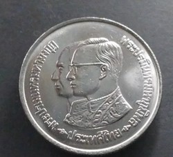 1981 - 10 baht coin, King Rama IX reigned twice as King Rama IV, unused